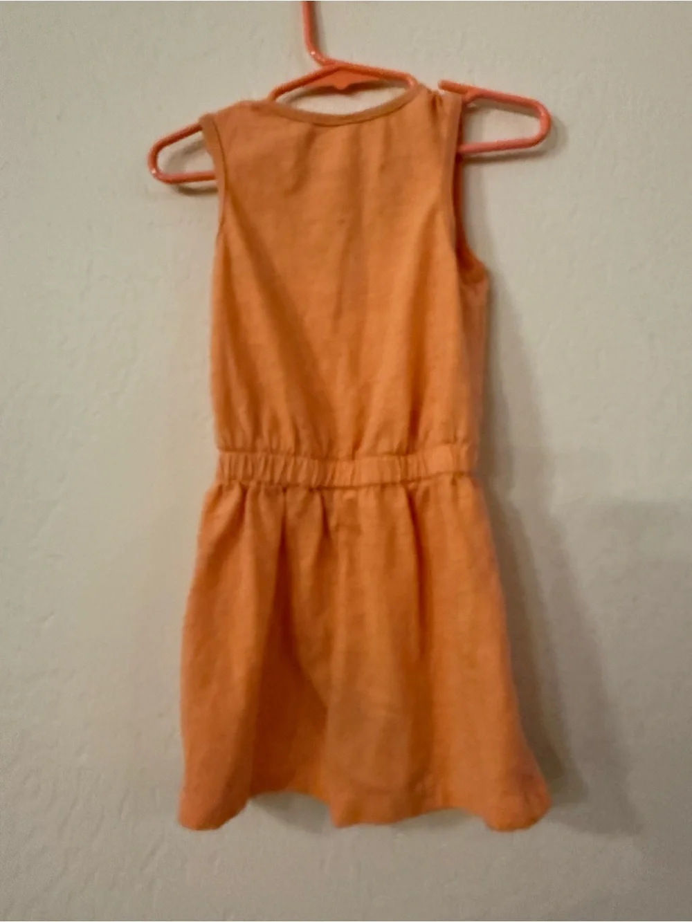 Garanimals Orange Sleeveless Knit Romper